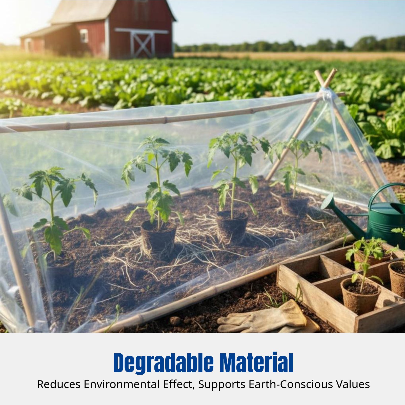Greenhouse Plastic Film - Greenhouse Film, Thickened Sheet, Transparent, Waterproof,