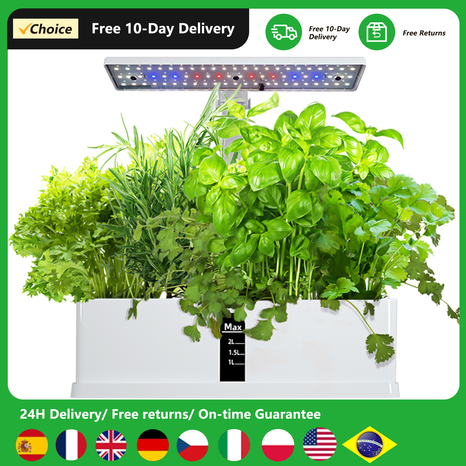 Hydroponic Nft Channel - Smart Hydroponics Growing System Indoor Garden