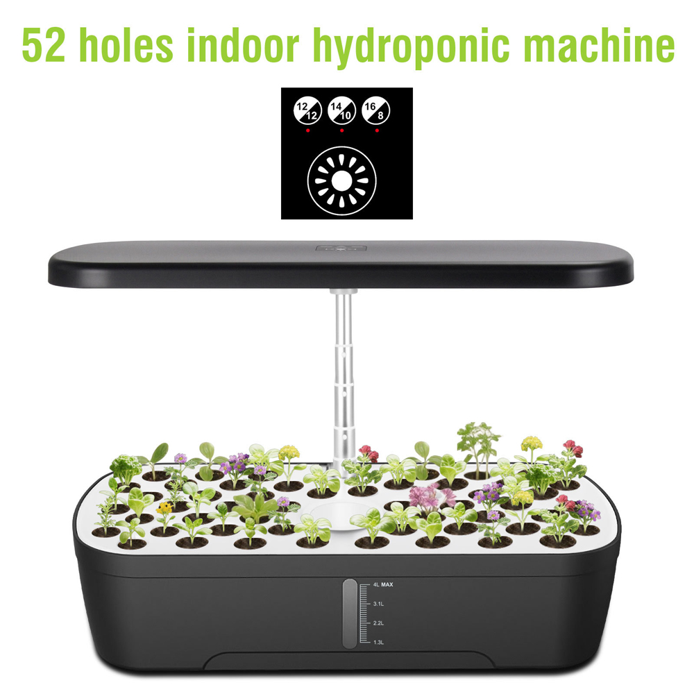 Hydroponic Nft Channel - Newest 52 Plant Pots Hydroponics Growing