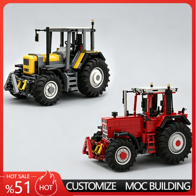 Farm Tractor MOC Model Agricul – обзор и цена Agriculture Farming Education