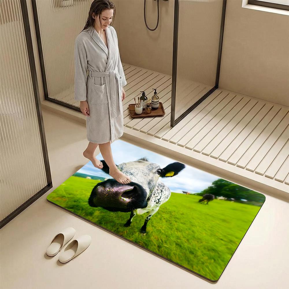 Abstract Cow Animal KWaii Floo – обзор и цена Cow Mat Rubber