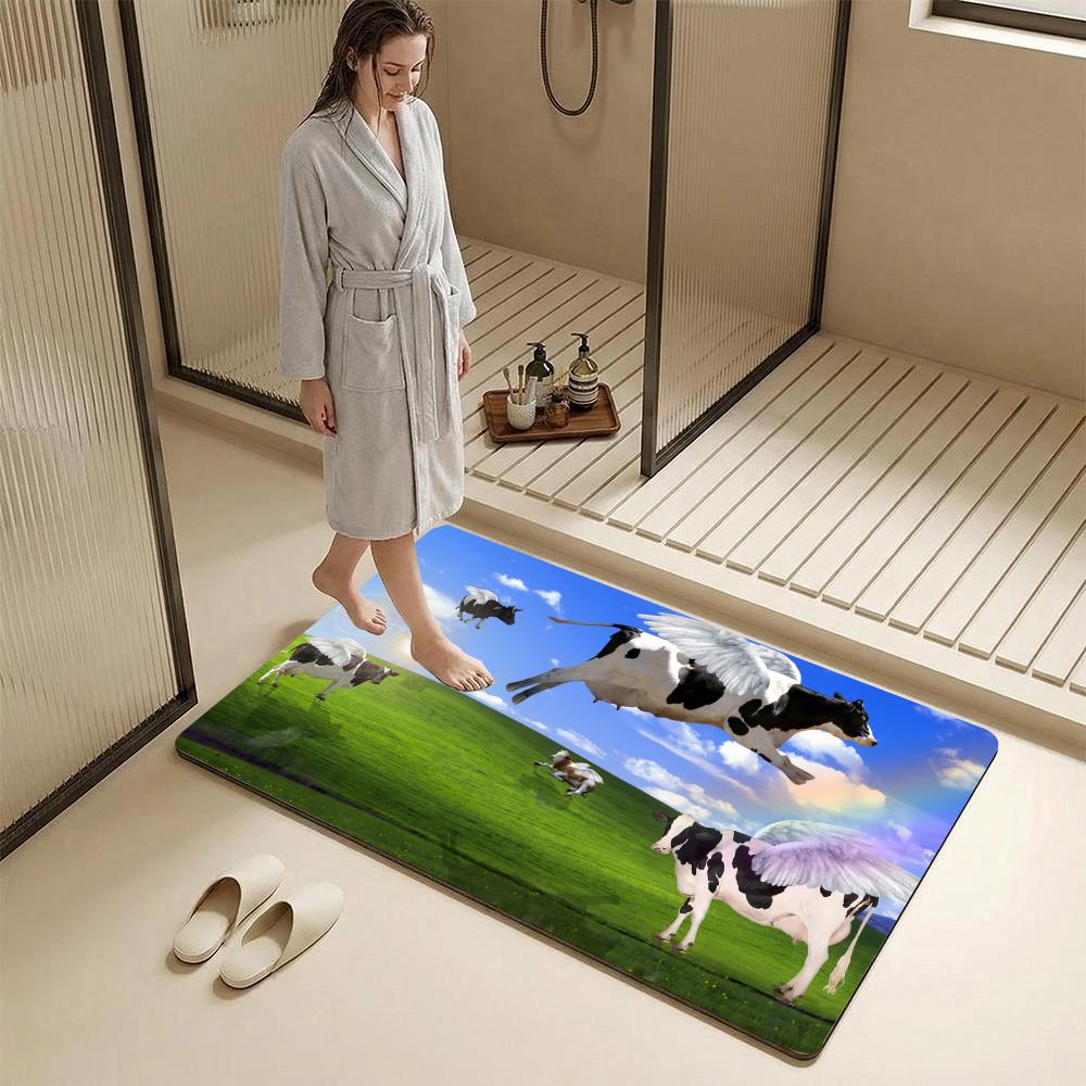 Abstract Cow Animal KWaii Floo – обзор и цена Cow Mat Rubber