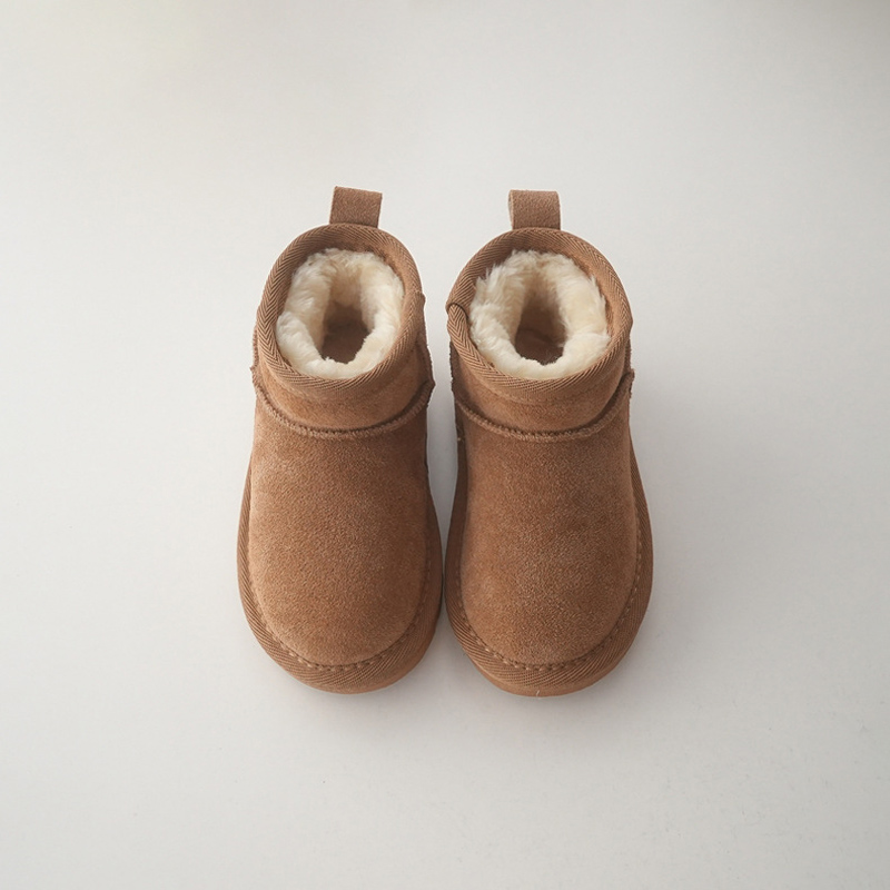 Children Winter Snow Boots Bab – обзор и цена Cow Mat Rubber
