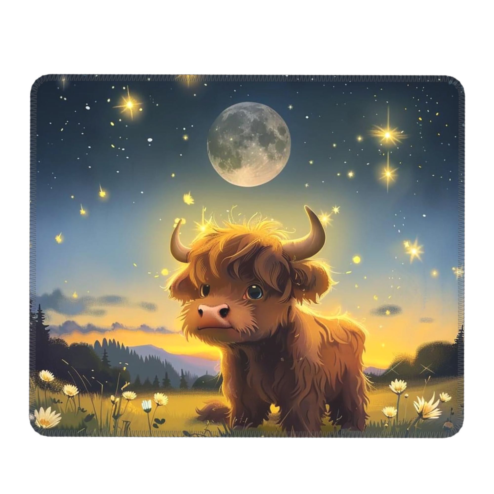 Highland Cow In Magical Forest – обзор и цена Cow Mat Rubber