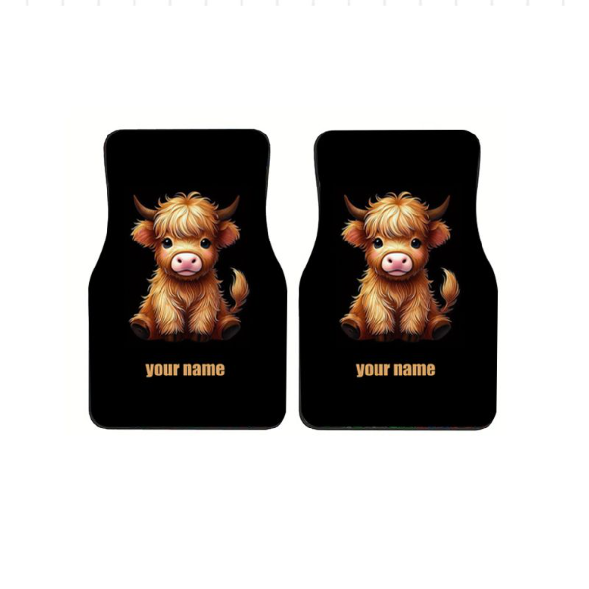 Universal 4 Pcs Car Floor Mats – обзор и цена Cow Mat Rubber