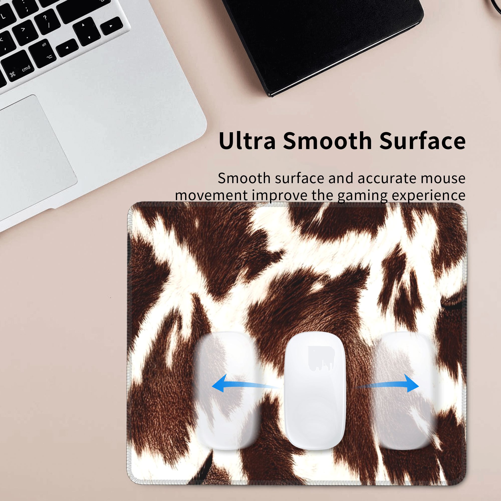 Cow Skin Pattern Mouse Pad Com – обзор и цена Cow Mat Rubber