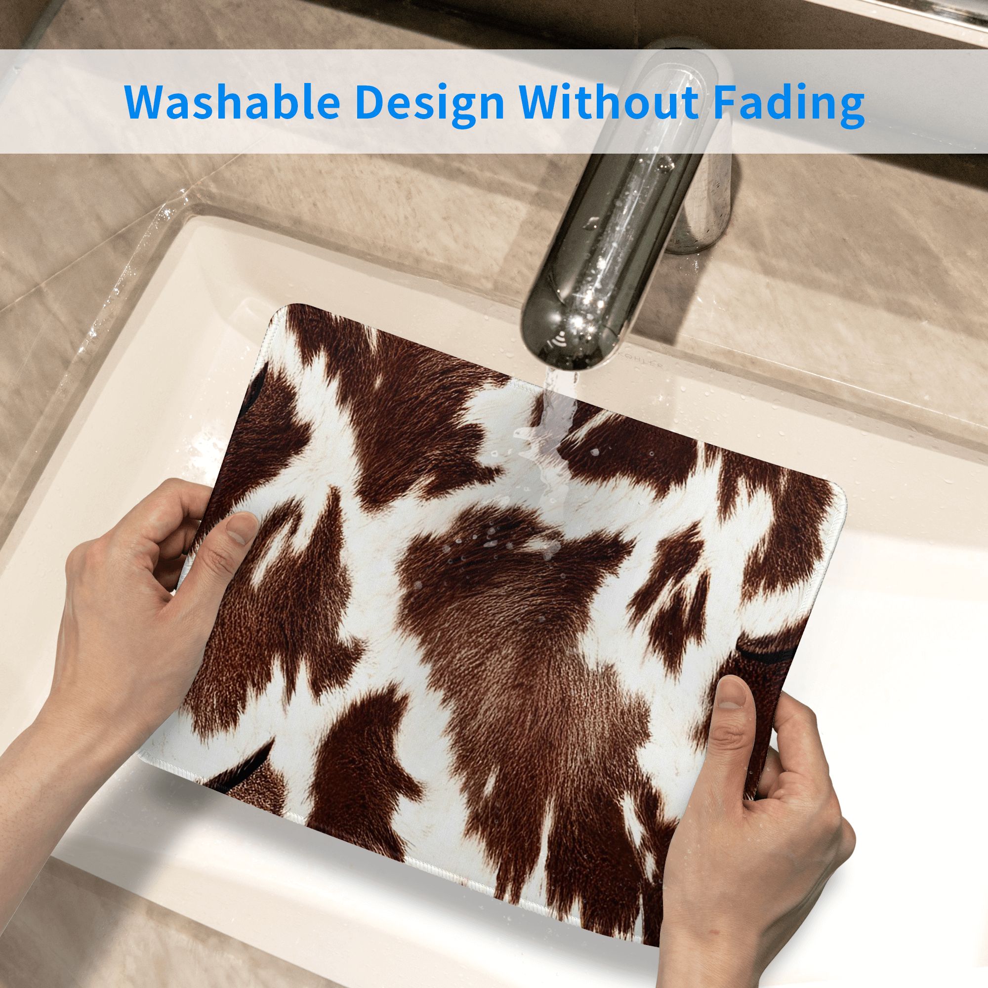 Cow Skin Pattern Mouse Pad Com – обзор и цена Cow Mat Rubber