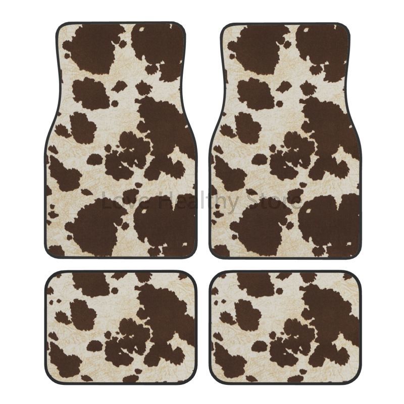 Cow Car Floor Mats Set of 4 Br – обзор и цена Cow Mat Rubber