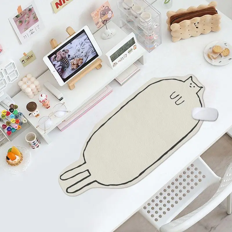 Kawaii Cat Gamer Desk Mat Leat – обзор и цена Cow Mat Rubber