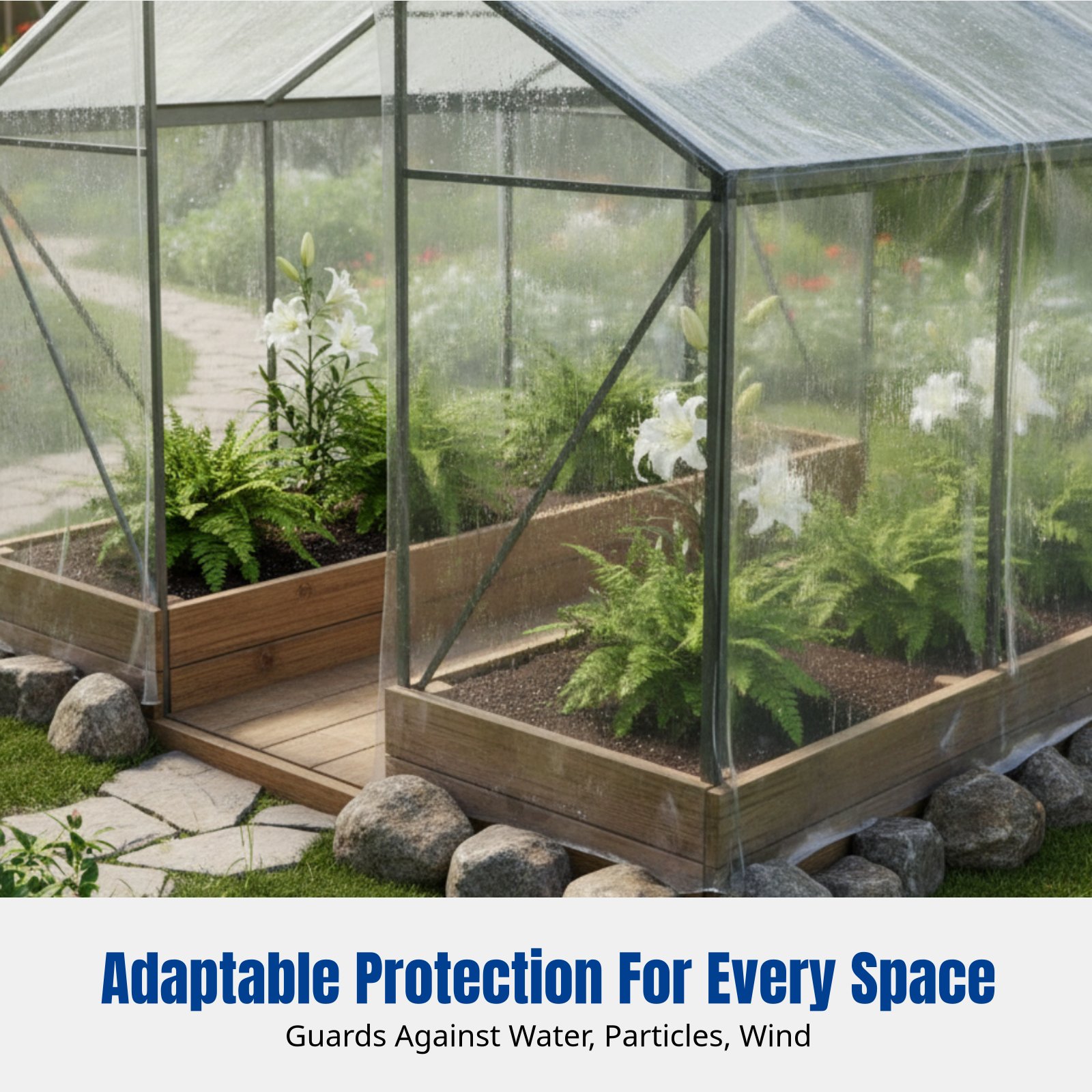 Heavy Duty Transparent Tarp, W – обзор и цена Greenhouse Plastic Film