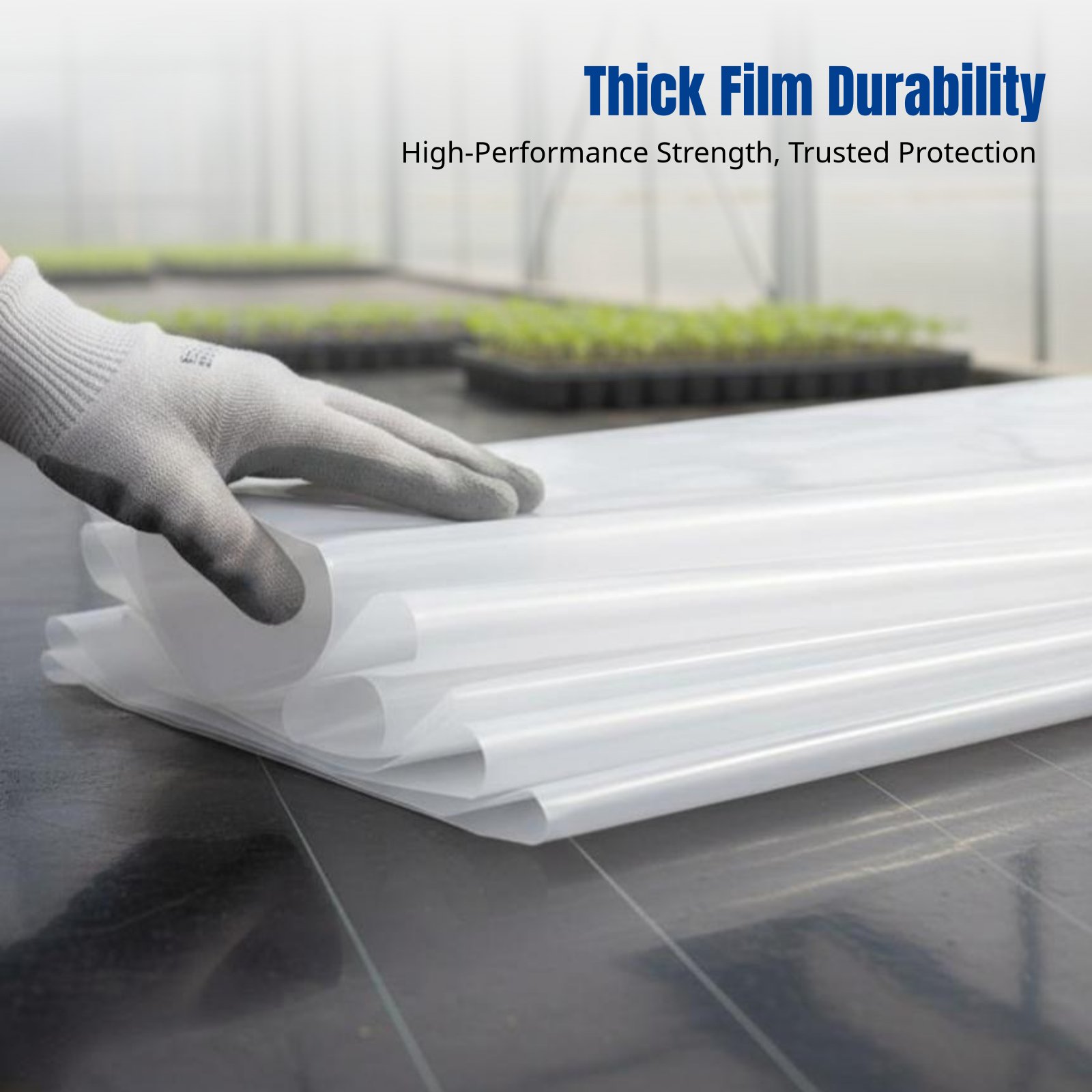Heavy Duty Transparent Tarp, W – обзор и цена Greenhouse Plastic Film