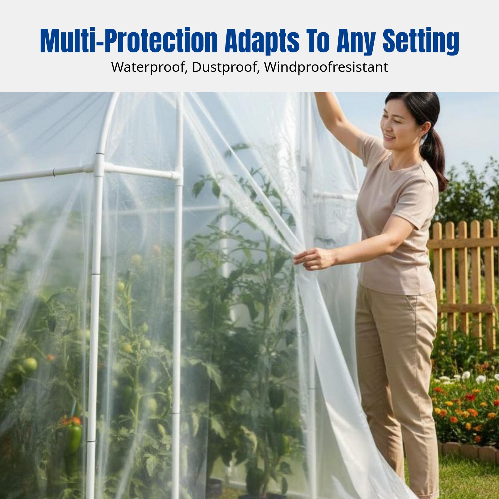 Heavy Duty Transparent Tarp, W – обзор и цена Greenhouse Plastic Film