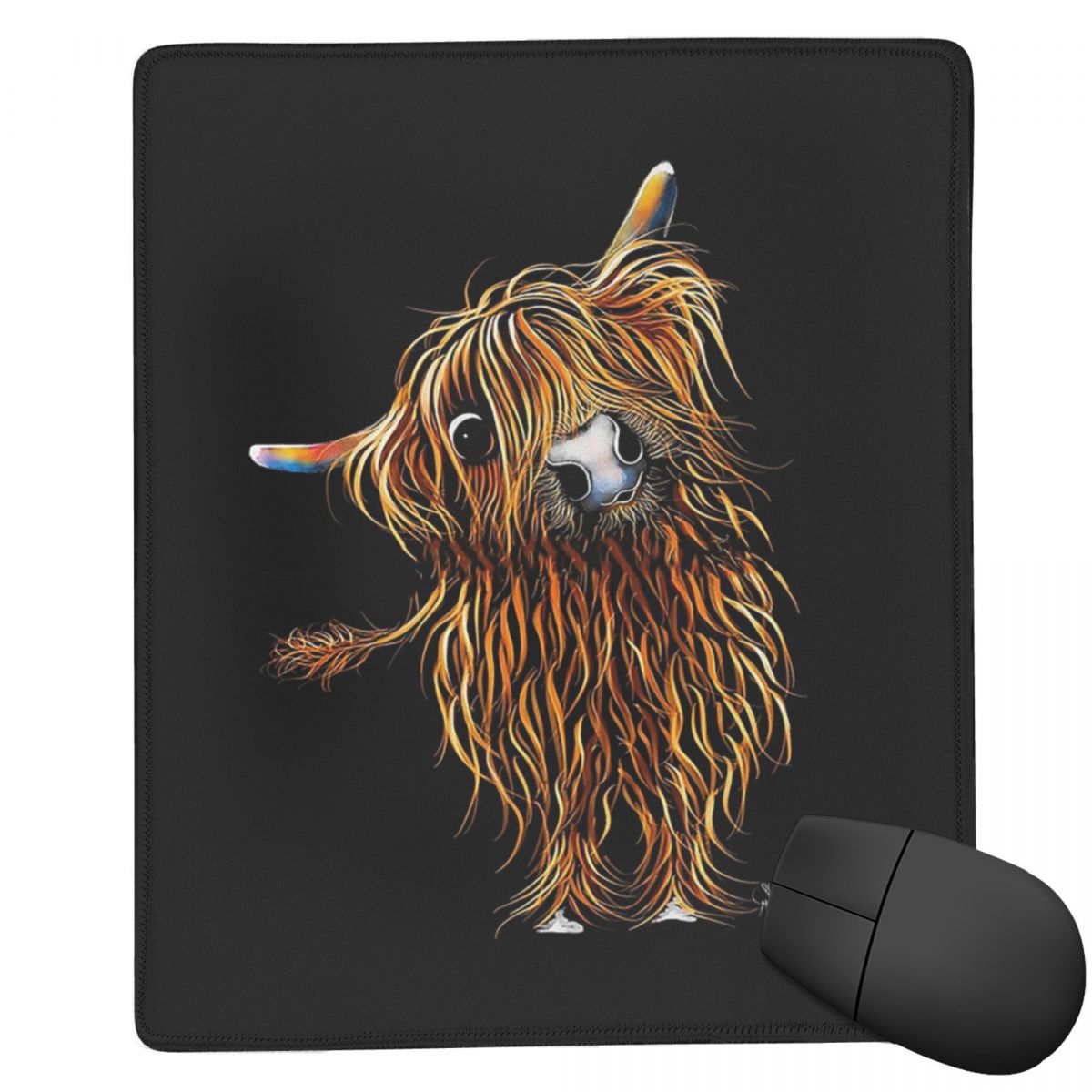 Highland Cow Print 7x9 in 22x1 – обзор и цена Cow Mat Rubber